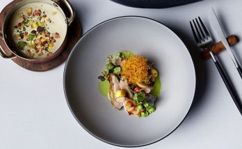 asian food on a plate