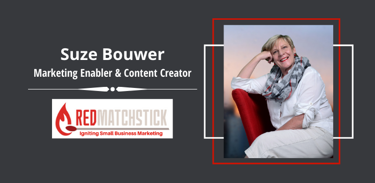 Suzette Bouwer owner and creator of RedMatchstick