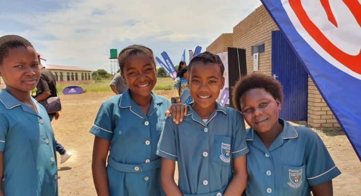 Learners at Madima Primary School Saulspoort are delighted with their new facilities