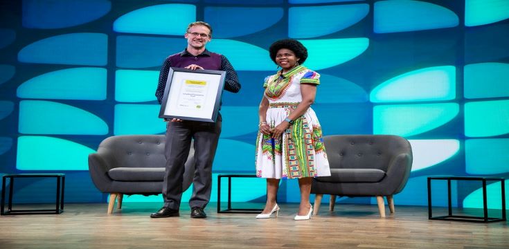 Callen Hodgskiss and Angie Maloka