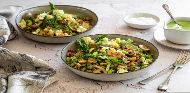 Mushroom Grain Bowls with Green Goddess Dressing-3.jpg Image Credit The South African Mushroom Farmers' Association_