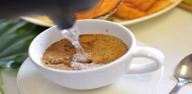coffee pouring
