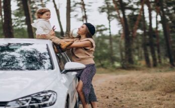 mother-with-her-son-by-car-park