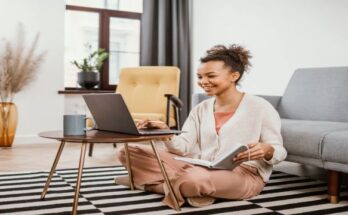 young-woman-working-from-home