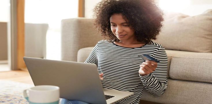 woman-working-on-online-payment