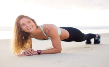 Woman Exercising Near Body of Water
