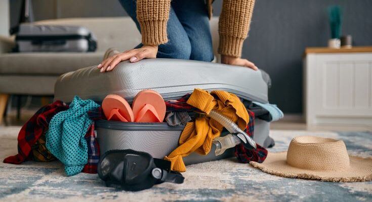 Packing luggage