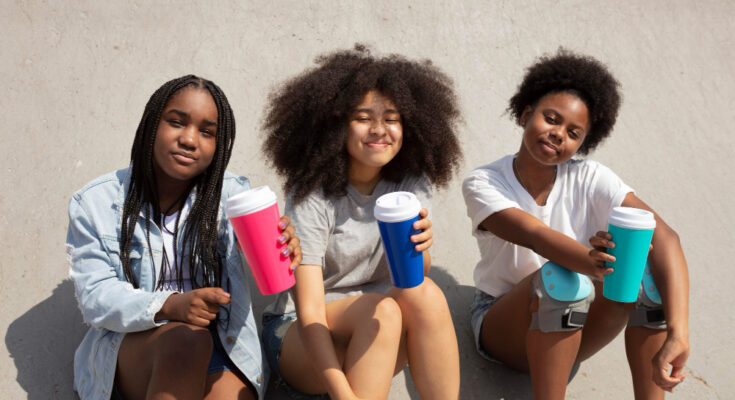 group-black-girls-spending-time-together