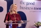 Four Businesswomen Celebrating Success in Action